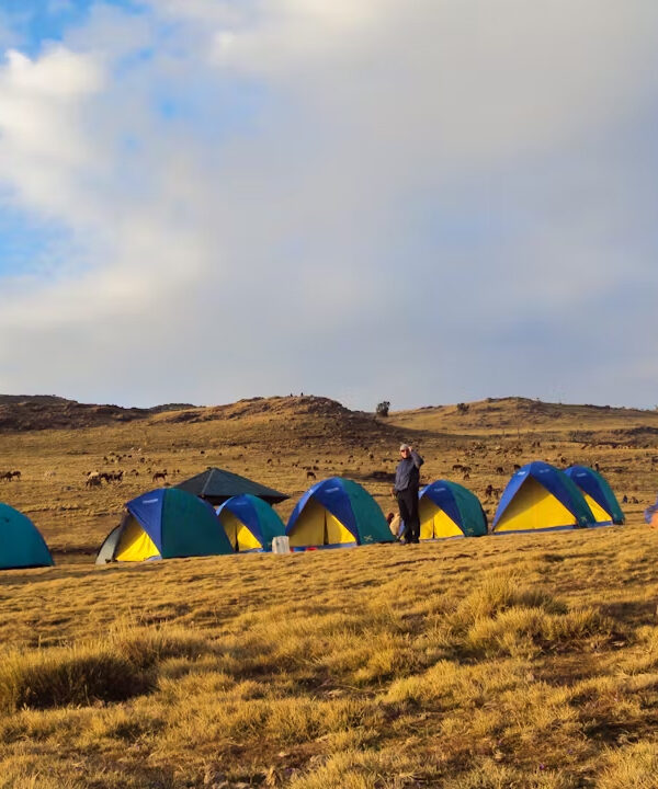 Simien Mountains trekking trail Ethiopia